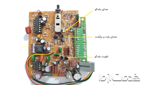 خرابی صدای آیفون تصویری سیماران